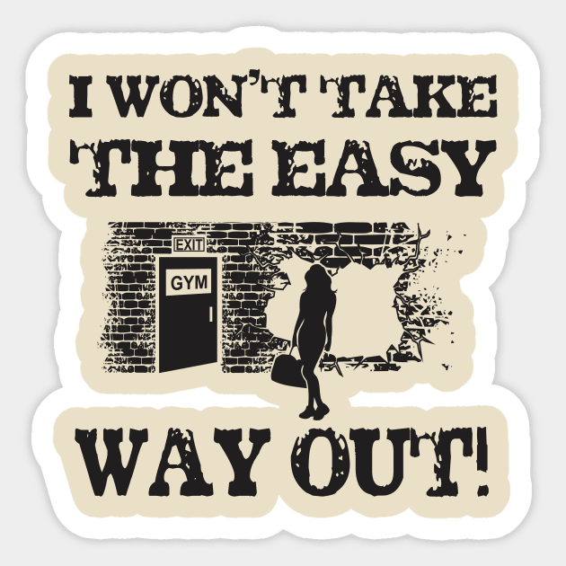 Way Out Girl Sticker by teamface